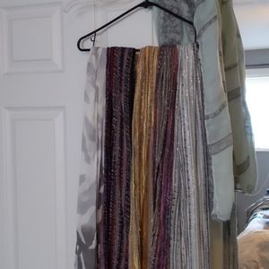 All offers accepted. Lot of scarves